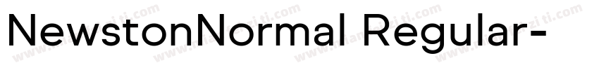 NewstonNormal Regular字体转换
